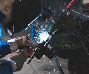 Screw Air Compressor Manufacturing Welding Process