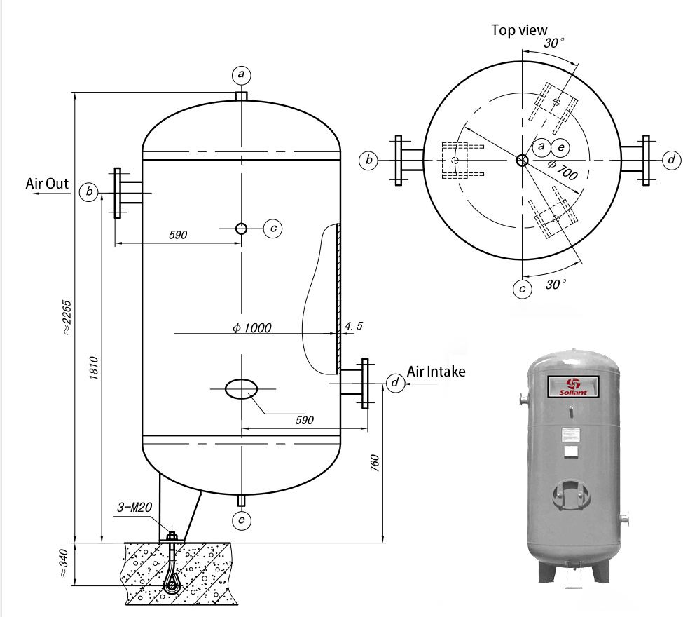 rotary compressor diagram