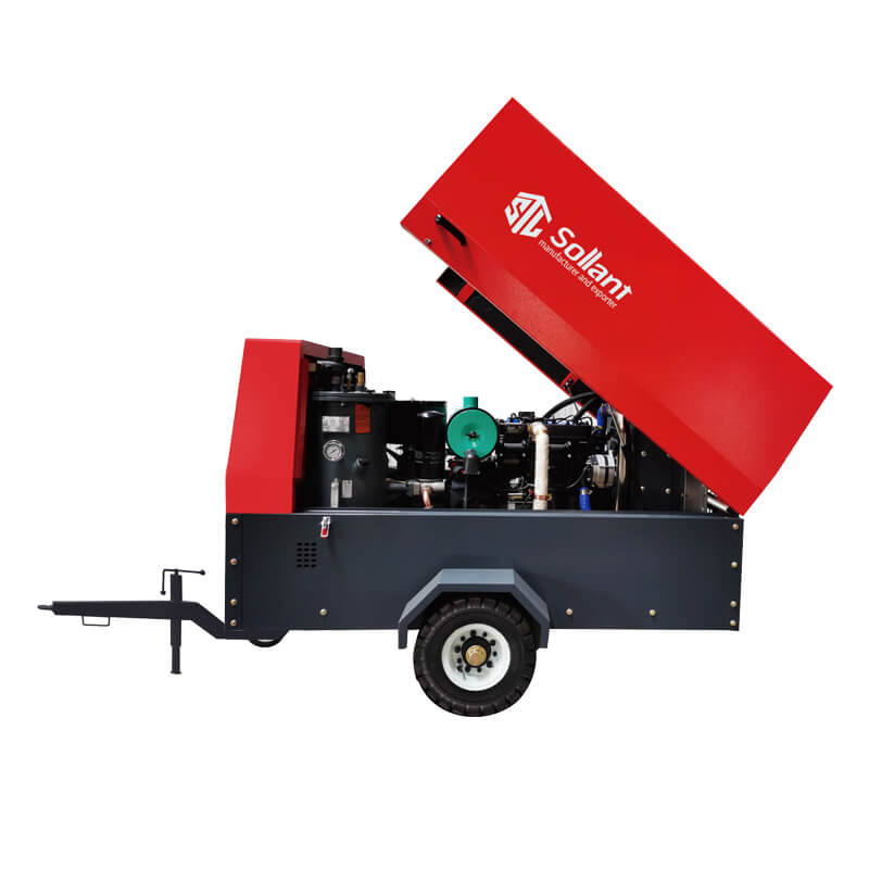 diesel screw air compressor