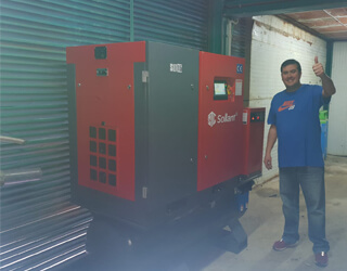 Screw Air Compressor - Screw Type C