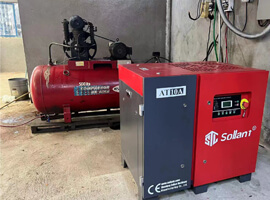 screw air compressor for cigarette industry