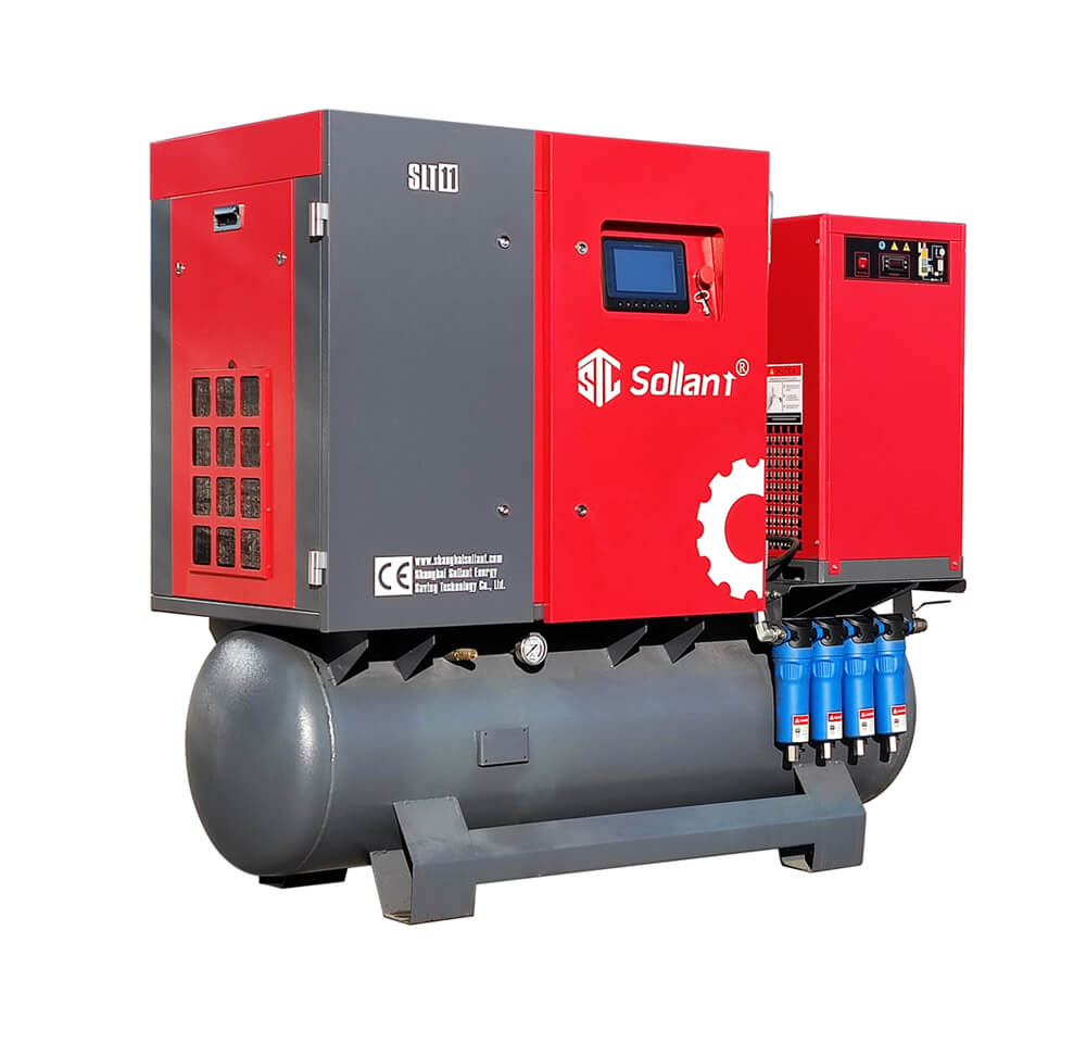 sollant air compressor for laser cutting