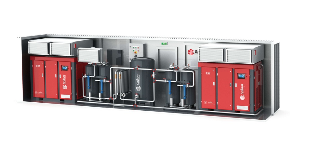 Компрессор воздушный в контейнере